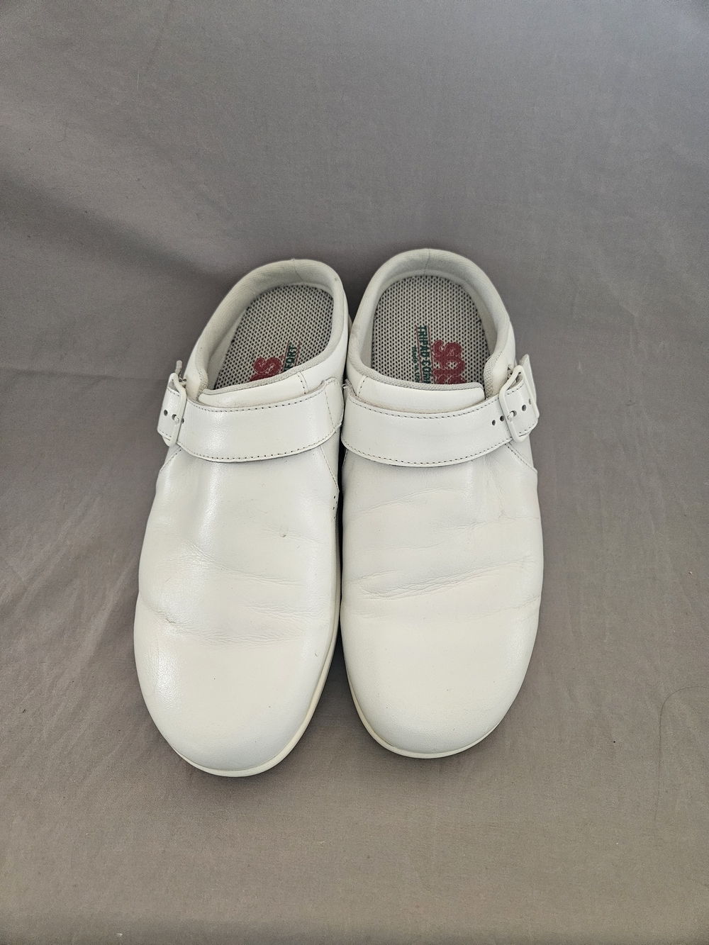 White Leather Slip-On Shoe By SAS size 9.5